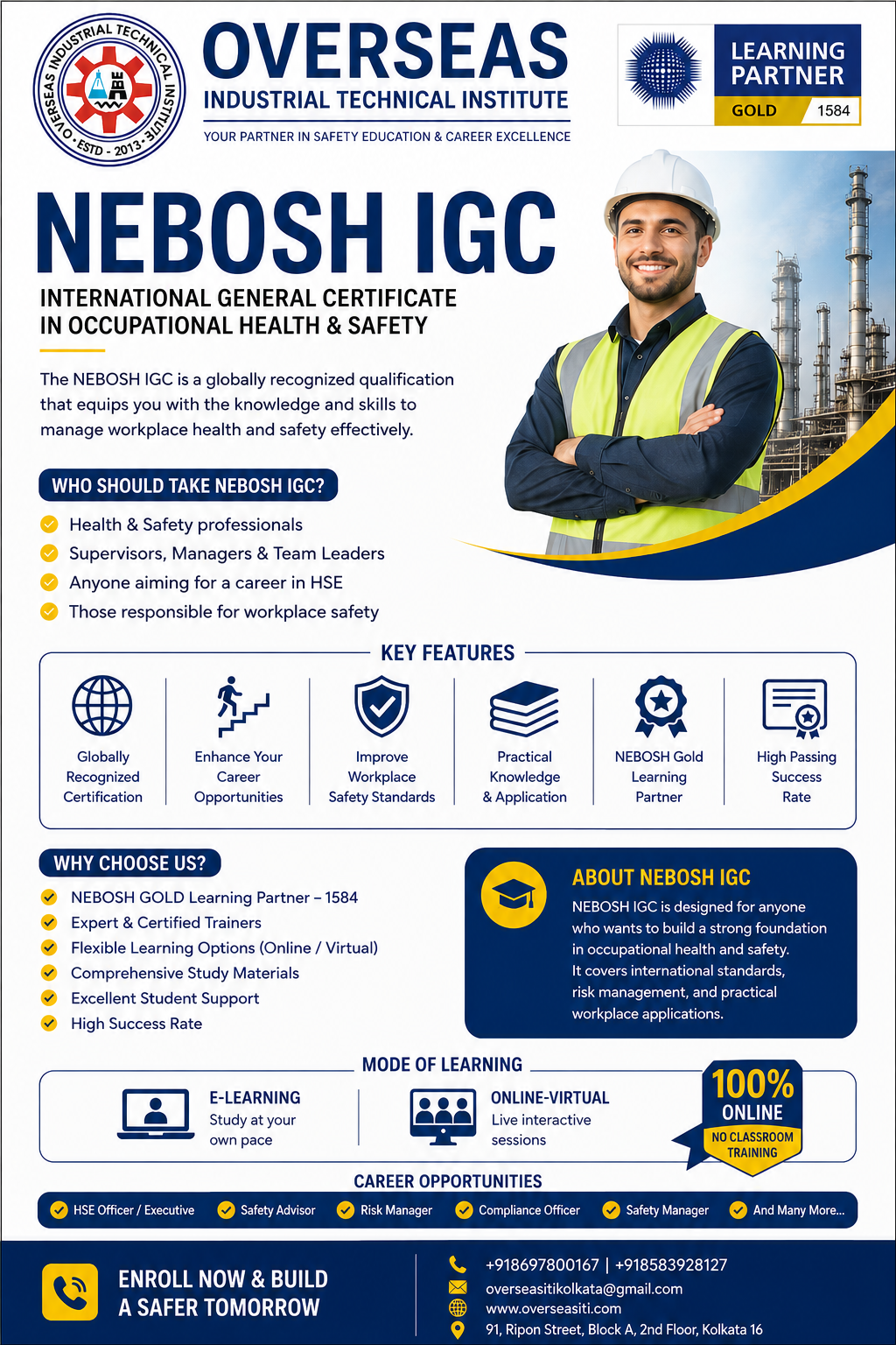 NEBOSH Learning Partner in India